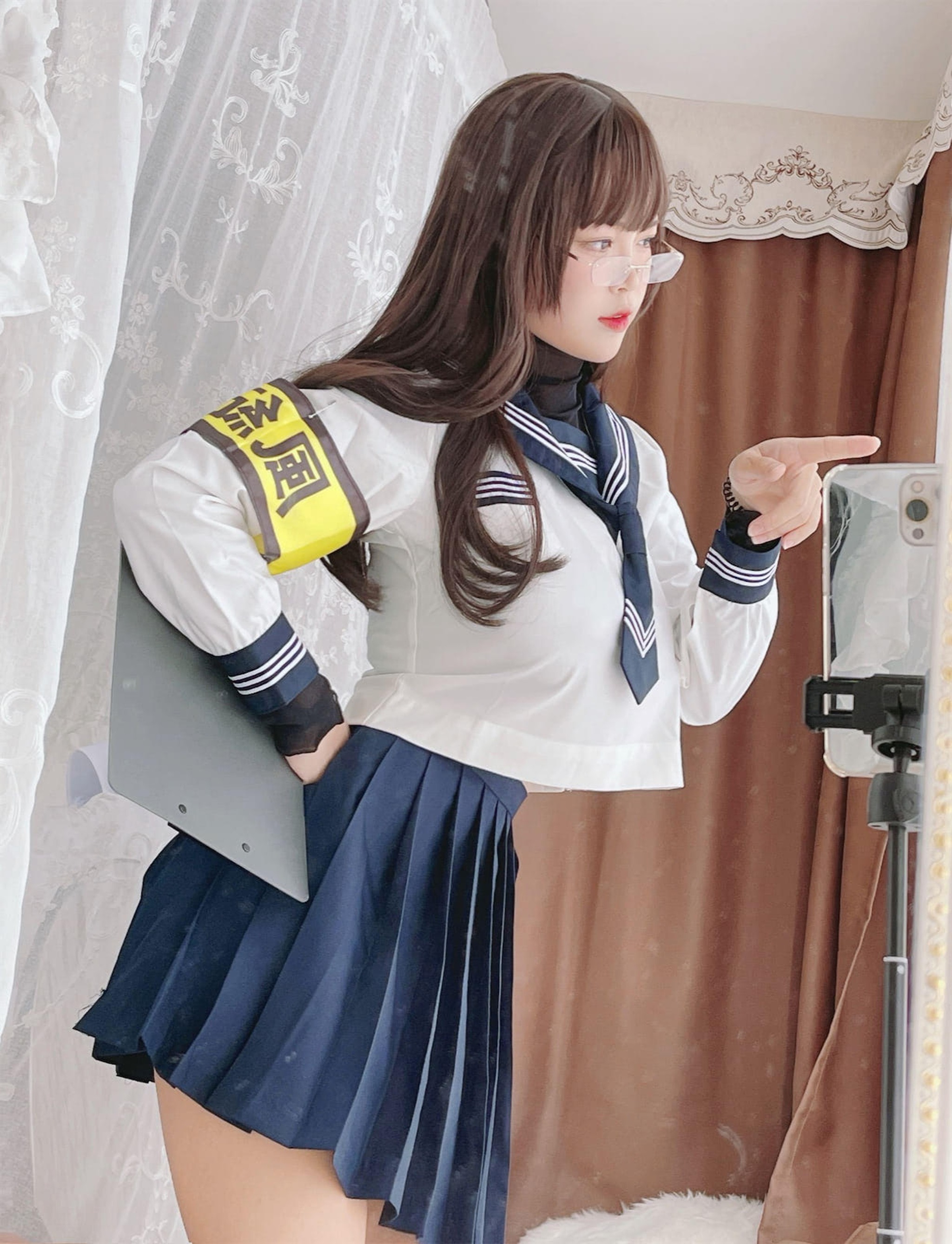 白烨烨_ - NO.050 白烨烨 风纪委员 [60P]-XikXak
